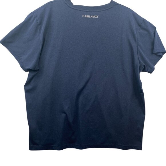 Head Mens T-Shirt 3XL V-Neck Hypertek Dark Blue Athletic - Picture 2 of 6